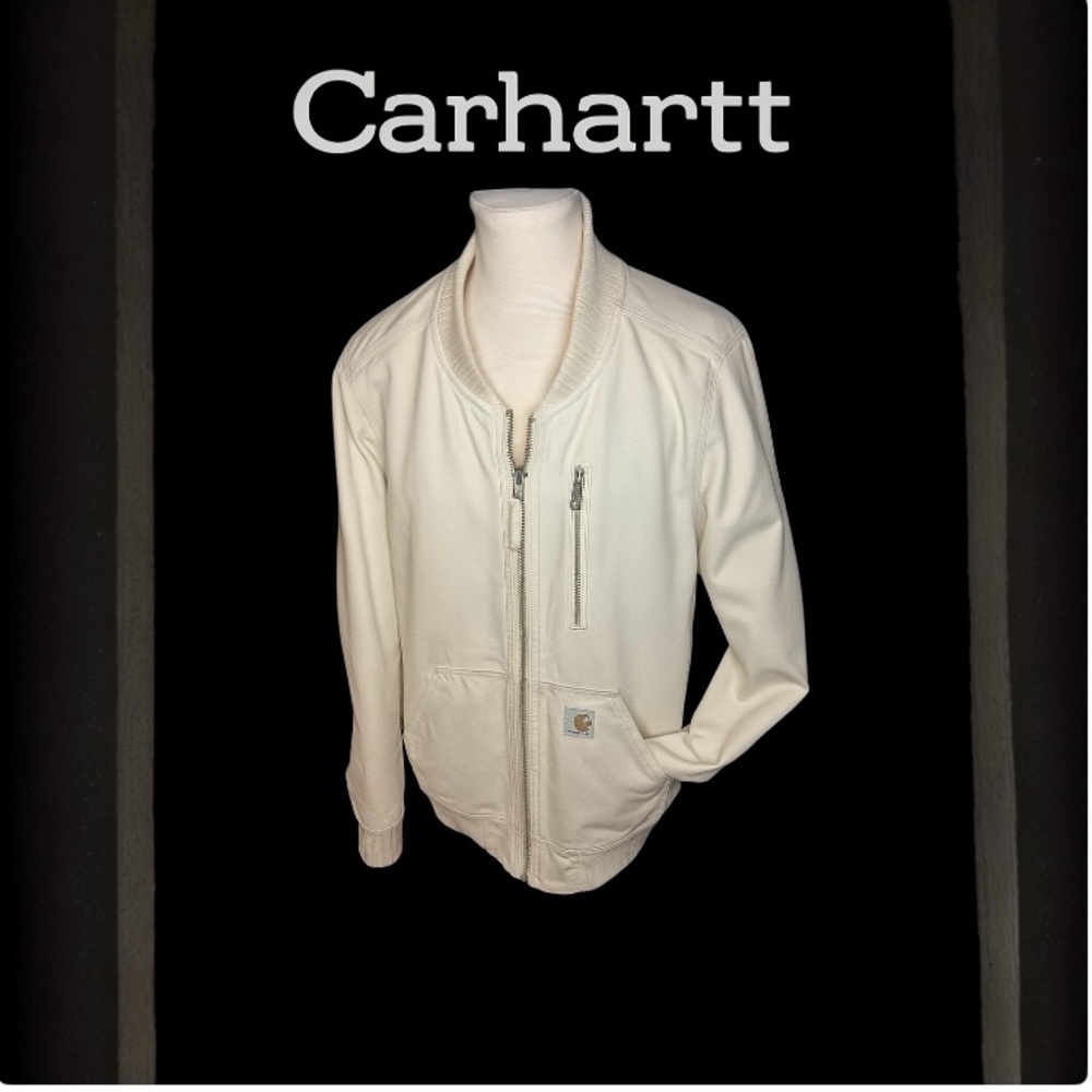 Carhartt Jacket 1X 16W/18W Women’s Rugged Flex Relaxed Fit Canvas Bomber